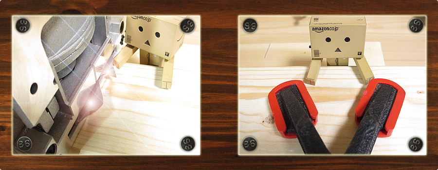 ビスケットジョイナーの安全対策