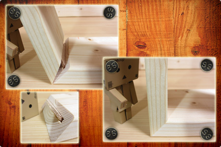 ビスケットジョイナー コーナー角度継の仕方