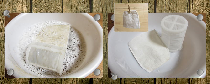 フィルターの洗い方