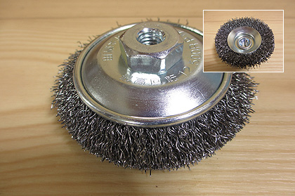 ベベルブラシ:線材-鋼