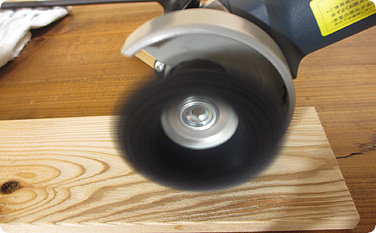 ベベルブラシ-浮造り