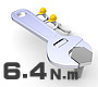 6.4N.m