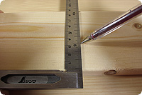 90°直角 線引き(けがき)