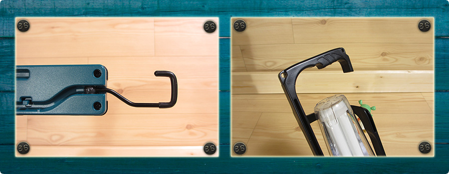 ML801とUB18DSLのフック